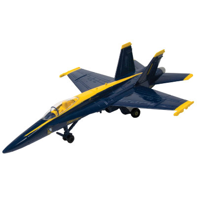 Модель самолета F/A-18 Hornet, синяя, 1:72, Motor Max [76356] Модель самолета F/A-18 Hornet, синяя, 1:72, Motor Max [76356]
