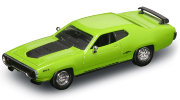 Модель автомобиля Plymouth GTX 1971, зеленая, 1:43, Yat Ming [94218G]