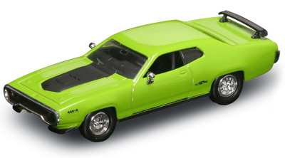 Модель автомобиля Plymouth GTX 1971, зеленая, 1:43, Yat Ming [94218G] Модель автомобиля Plymouth GTX 1971, зеленая, 1:43, Yat Ming [94218G]