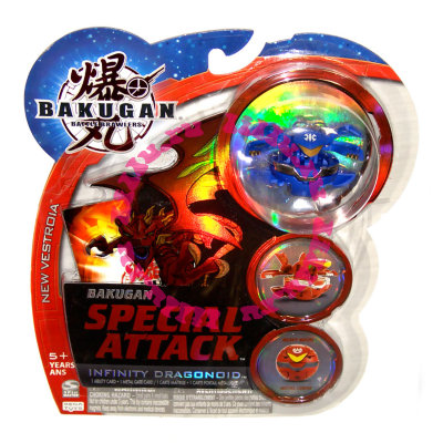 Специальный набор Special Attack 'Infinity Dragonoid', синий, для игры 'Бакуган', Bakugan Battle Brawlers [64281-16] Специальный набор Special Attack 'Infinity Dragonoid', синий, для игры 'Бакуган', Bakugan Battle Brawlers [64281-16]