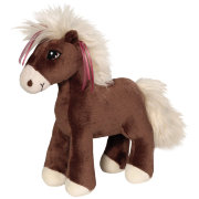 Мягкая игрушка 'Лошадка Вельвет коричневая', стоячая, 25 см, коллекция 'Клуб лошадей', NICI [37848]