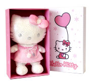 Мягкая игрушка 'Хелло Китти - праздничная, с блестками' (Hello Kitty), 27 см, Jemini [150872]
