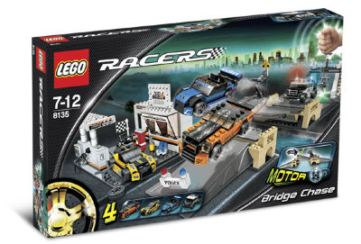 Конструктор &quot;Погоня на мосту&quot;, серия Lego Racers [8135] Конструктор "Погоня на мосту", серия Lego Racers [8135]