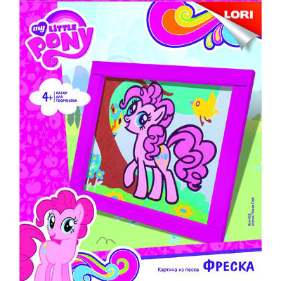 Фреска - картина из песка 'Милая Пинки Пай', My Little Pony, LORI [Кпп-002] Фреска - картина из песка 'Милая Пинки Пай', My Little Pony, LORI [Кпп-002]
