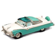 Модель автомобиля Ford Crown Victoria 1955, бело-зеленая, 1:43, Yat Ming [94202G]