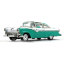 Модель автомобиля Ford Crown Victoria 1955, бело-зеленая, 1:43, Yat Ming [94202G] - 94202G-3.jpg