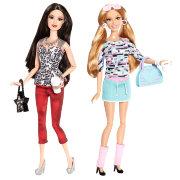 Набор шарнирных кукол Raquelle и Summer, из серии 'Дом Мечты Барби' (Barbie Dream House), Mattel [Y7449]