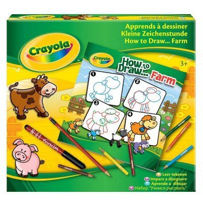 Набор &#039;Учимся рисовать - Ферма» (How to Draw… Farm), Crayola [10603] Набор 'Учимся рисовать - Ферма» (How to Draw… Farm), Crayola [10603]