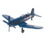 Модель самолета F-4U-1D Corsair, синяя, 1:48, Motor Max [76355] - 76355.jpg