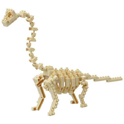 Конструктор &#039;Скелет Брахиозавра&#039; из серии &#039;Динозавры&#039;, nanoblock [NBC-114] Конструктор 'Скелет Брахиозавра' из серии 'Динозавры', nanoblock [NBC-114]