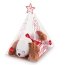 Мягкая игрушка 'Спящая собака в пирамидке', 9см, специальный рождественский выпуск серии 'Sweet Collection', Trudi [2942-281] - 29447dog.jpg