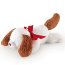 Мягкая игрушка 'Спящая собака в пирамидке', 9см, специальный рождественский выпуск серии 'Sweet Collection', Trudi [2942-281] - 29447dog1.jpg