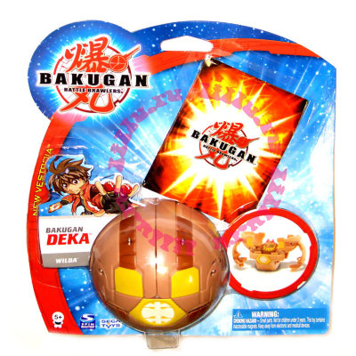 Набор Deka с большим Бакуганом Wilda, коричневый, Bakugan Battle Brawlers [29311] Набор Deka с большим Бакуганом Wilda, Bakugan Battle Brawlers [29311]