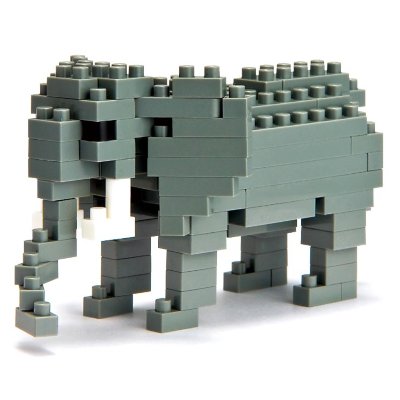 Конструктор &#039;Африканский Слон&#039; из серии &#039;Животные&#039;, nanoblock [NBC-035] Конструктор 'Африканский Слон' из серии 'Животные', nanoblock [NBC-035]