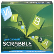Игра настольная 'Дорожный Scrabble', версия 2015 года, Mattel [CJT18]
