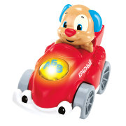 * Интерактивная игрушка 'Ученый щенок на гоночной машинке', из серии 'Смейся и учись', Fisher Price [DHT75]