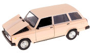 Модель автомобиля ВАЗ 2104, бежевая, 'Автопанорама', Jumbo Toys [J10018]