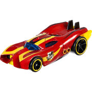 Коллекционная модель автомобиля 'Prototype H-24', красно-желтая, специальная серия 'Футбол', Hot Wheels, Mattel [DJL42]