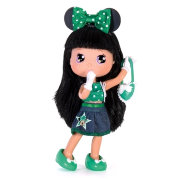 Кукла Минни джинсовом наряде, с зеленым бантом, I Love Minnie, Famosa [700008362-1]