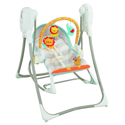 * Качели и кресло-качалка 3-в-1, Fisher Price [BFH07] Мини-колыбелька 'Друзья из тропического леса', Fisher Price [BFH05]