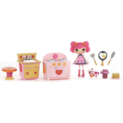 Игровой набор с мини-куклой Лалалупси 'Кухня' (Berry's Kitchen), 7 см, из серии 'Интерьер', Lalaloopsy Mini [532552] Игровой набор с мини-куклой Лалалупси 'Кухня' (Berry's Kitchen), 7 см, из серии 'Интерьер', Lalaloopsy Mini [532552]