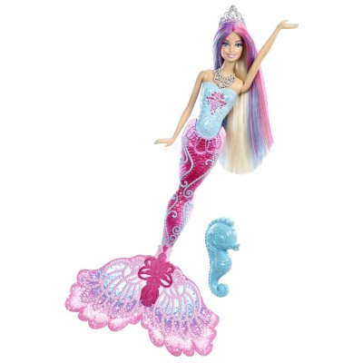 Кукла Барби Русалочка, меняющая цвет, с розовым хвостом, Barbie, Mattel [X9178] Кукла Барби Русалочка, меняющая цвет, с розовым хвостом, Barbie, Mattel [X9178]