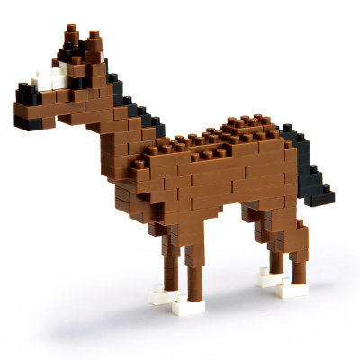 Конструктор &#039;Лошадь&#039; из серии &#039;Животные&#039;, nanoblock [NBC-036] Конструктор 'Лошадь' из серии 'Животные', nanoblock [NBC-036]
