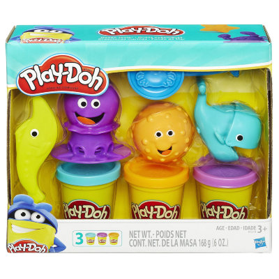 Набор для детского творчества с пластилином 'Подводный мир' (Ocean Tools), Play-Doh, Hasbro [B1378] Набор для детского творчества с пластилином 'Подводный мир' (Ocean Tools), Play-Doh, Hasbro [B1378]