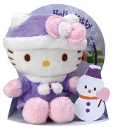 Мягкая игрушка 'Хелло Китти в зимнем наряде' (Hello Kitty), 15 см, Jemini [150856w]
