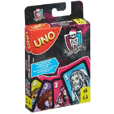 Игра карточная &#039;Uno Monster High&#039; (Уно &#039;Школа Монстров&#039;), версия 2015 года, Mattel [CJM75] Игра карточная 'Uno Monster High' (Уно 'Школа Монстров'), версия 2015 года, Mattel [CJM75]