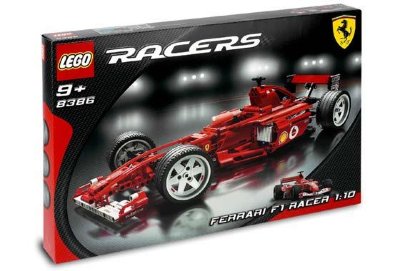 Конструктор &quot;Гоночный автомобиль Феррари F1 1:10&quot;, серия Lego Racers [8386] Конструктор "Гоночный автомобиль Феррари F1 1:10", серия Lego Racers [8386]