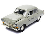 Модель автомобиля такси 'Волга' ГАЗ-21, серая, 'Автопанорама', Jumbo Toys [J10027]