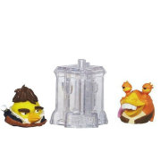 Комплект из 2 фигурок 'Angry Birds Star Wars II. Han Solo & Jar Jar Binks', TelePods, Hasbro [A6058-40]