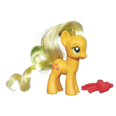 Пони Applejack со сверкающей гривой, из серии &#039;Сила Радуги&#039; (Rainbow Power), My Little Pony [A7471] Пони Applejack со сверкающей гривой, из серии 'Сила Радуги' (Rainbow Power), My Little Pony [A7471]