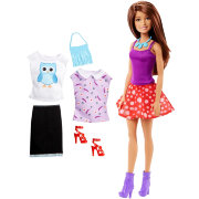 Кукла Барби с дополнительными нарядами, Barbie, Mattel [DMN99]