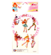 Наклейки 'Winx Club - балет', на алюминиевой подложке [10507]