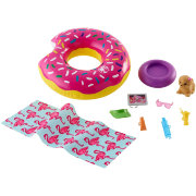 Игровой набор 'Надувной круг', Barbie, Mattel [FXG38]
