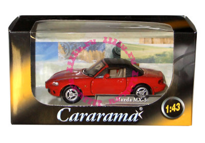 Модель автомобиля Mazda MX-5, красная, 1:43, Cararama [143ND-21] Модель автомобиля Mazda MX-5, красная, 1:43, Cararama [143ND-21]