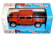Модель автомобиля Hummer H3T, оранжевый металлик, 1:38-1:46, Pull-Back, Maisto [21001-29]