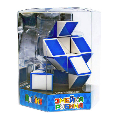 Головоломка &#039;Змейка большая&#039; (Rubik&#039;s Twist), сине-белая, Rubiks [5002-2] Головоломка 'Змейка большая' (Rubik's Twist), сине-белая, Rubiks [5002-2]