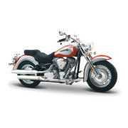Сборная модель мотоцикла Yamaha Road Star, 1:18, серебристо-красная, Bburago [18-55000-10]