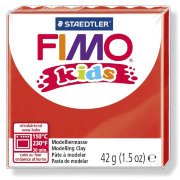 Полимерная глина FIMO Kids, красная, 42г, FIMO [8030-2]