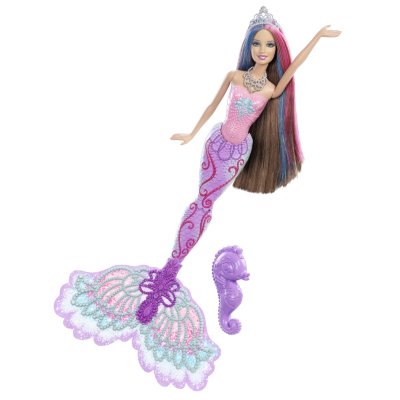 Кукла Барби Русалочка, меняющая цвет, с голубым хвостом, Barbie, Mattel [X9179] Кукла Барби Русалочка, меняющая цвет, с голубым хвостом, Barbie, Mattel [X9179]