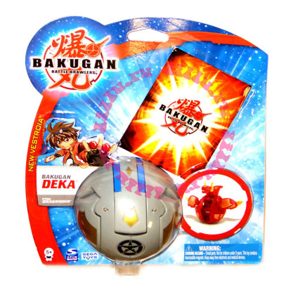 Набор Deka с большим Бакуганом Pyro Dragonoid, серый, Bakugan Battle Brawlers [29309] Набор Deka с большим Бакуганом Pyro Dragonoid, серый, Bakugan Battle Brawlers [29309]