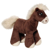 Мягкая игрушка 'Лошадка Вельвет коричневая', стоячая, 15 см, коллекция 'Клуб лошадей', NICI [37846]