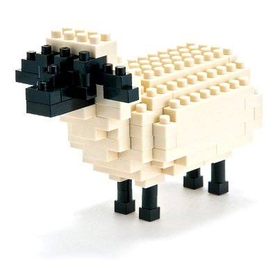 Конструктор &#039;Овца&#039; из серии &#039;Животные&#039;, nanoblock [NBC-054] Конструктор 'Овца' из серии 'Животные', nanoblock [NBC-054]
