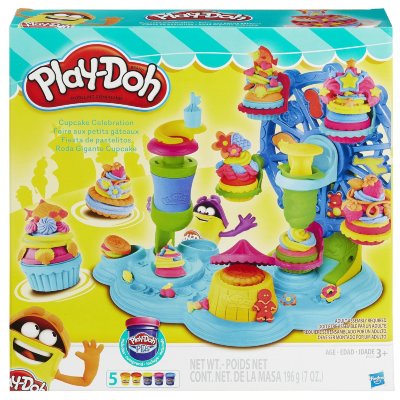 Набор для детского творчества с пластилином &#039;Праздник пирожных&#039; (Cupcake Celebration, Карусель Сладостей), Play-Doh Plus, Hasbro [B1855] Набор для детского творчества с пластилином 'Праздник пирожных' (Cupcake Celebration), Play-Doh Plus, Hasbro [B1855]