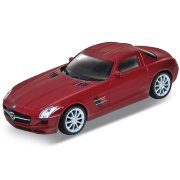 Модель автомобиля Mercedes-Benz SLS AMG, красная, 1:24, Welly [24025]