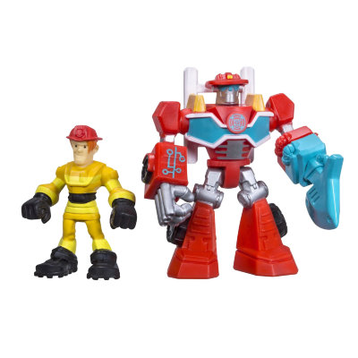 Набор фигурок 'Energize Heatwave the Fire-Bot &amp; Kade Burns', из серии Transformers Rescue Bots (Боты-Спасатели), Playskool Heroes, Hasbro [A2109] Набор фигурок 'Energize Heatwave the Fire-Bot & Kade Burns', из серии Transformers Rescue Bots (Боты-Спасатели), Playskool Heroes, Hasbro [A2109]