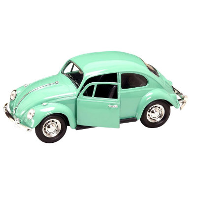 Модель автомобиля Volkswagen Beetle 1967, 1:24, зеленая, Yat Ming [24202g] Модель автомобиля Volkswagen Beetle 1967, 1:24, зеленая, Yat Ming [24202g]